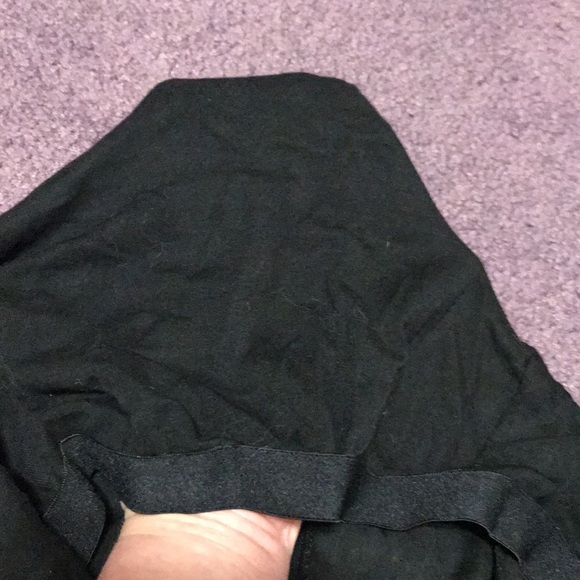 Willi Smith LBD black dress crisscross back flounc bodycon bodcon - Picture 13 of 13